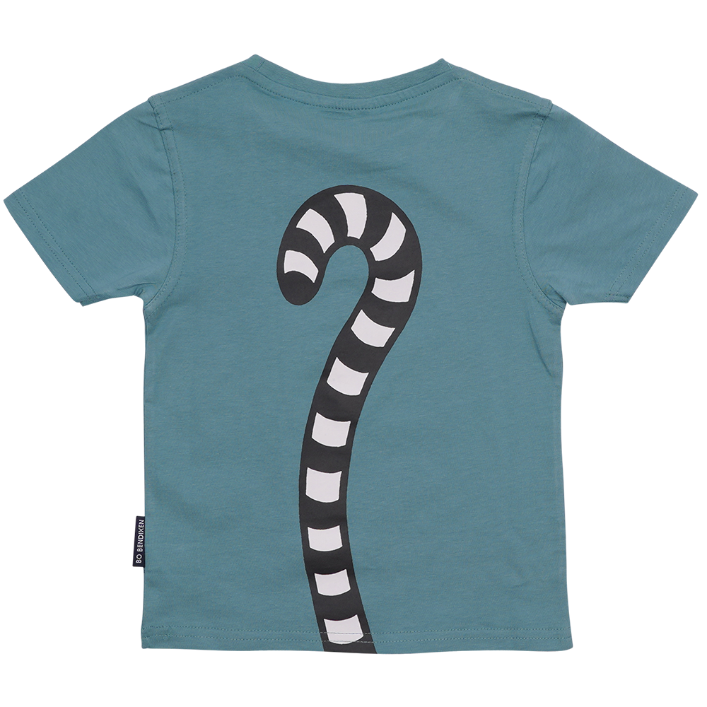 T-SHIRT BØRN LEMUR TURKIS 2