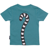 T-SHIRT BØRN LEMUR TURKIS 2