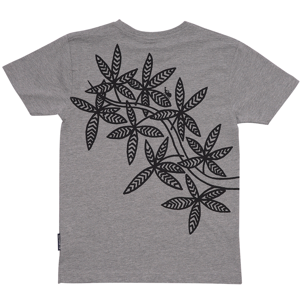 T-SHIRT BØRN KAMÆLEON GRÅ 2