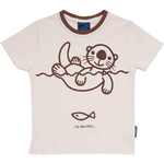 T-SHIRT KIDS SEA OTTER BEIGE