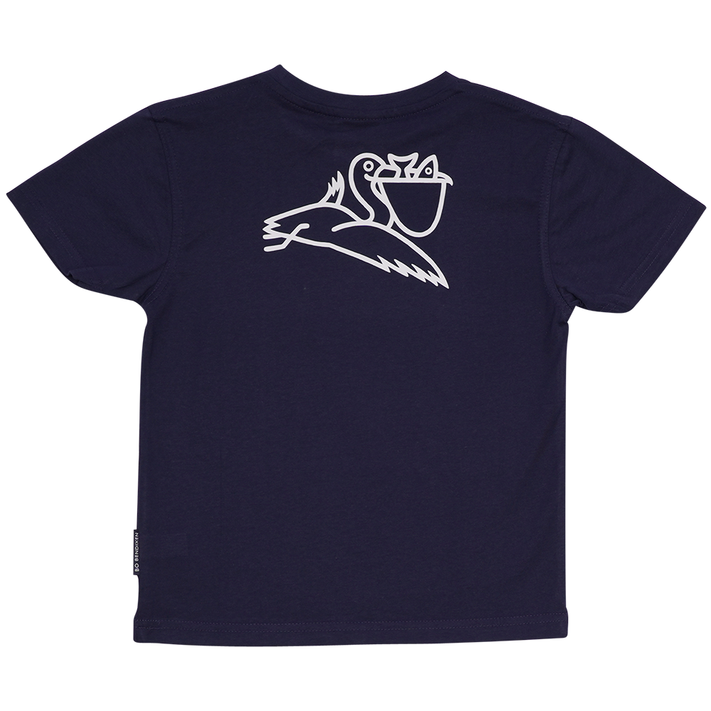 T-SHIRT BØRN PELIKAN NAVY 2