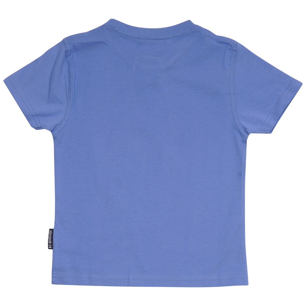 T-SHIRT BØRN PINGVIN BLÅ 2