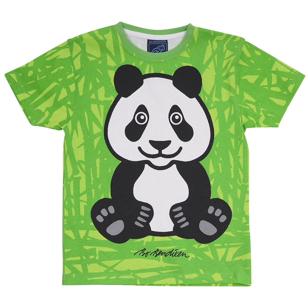 T-SHIRT BØRN PANDA BAMBUS 1