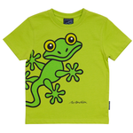 T-SHIRT BØRN GEKKO LIME 1