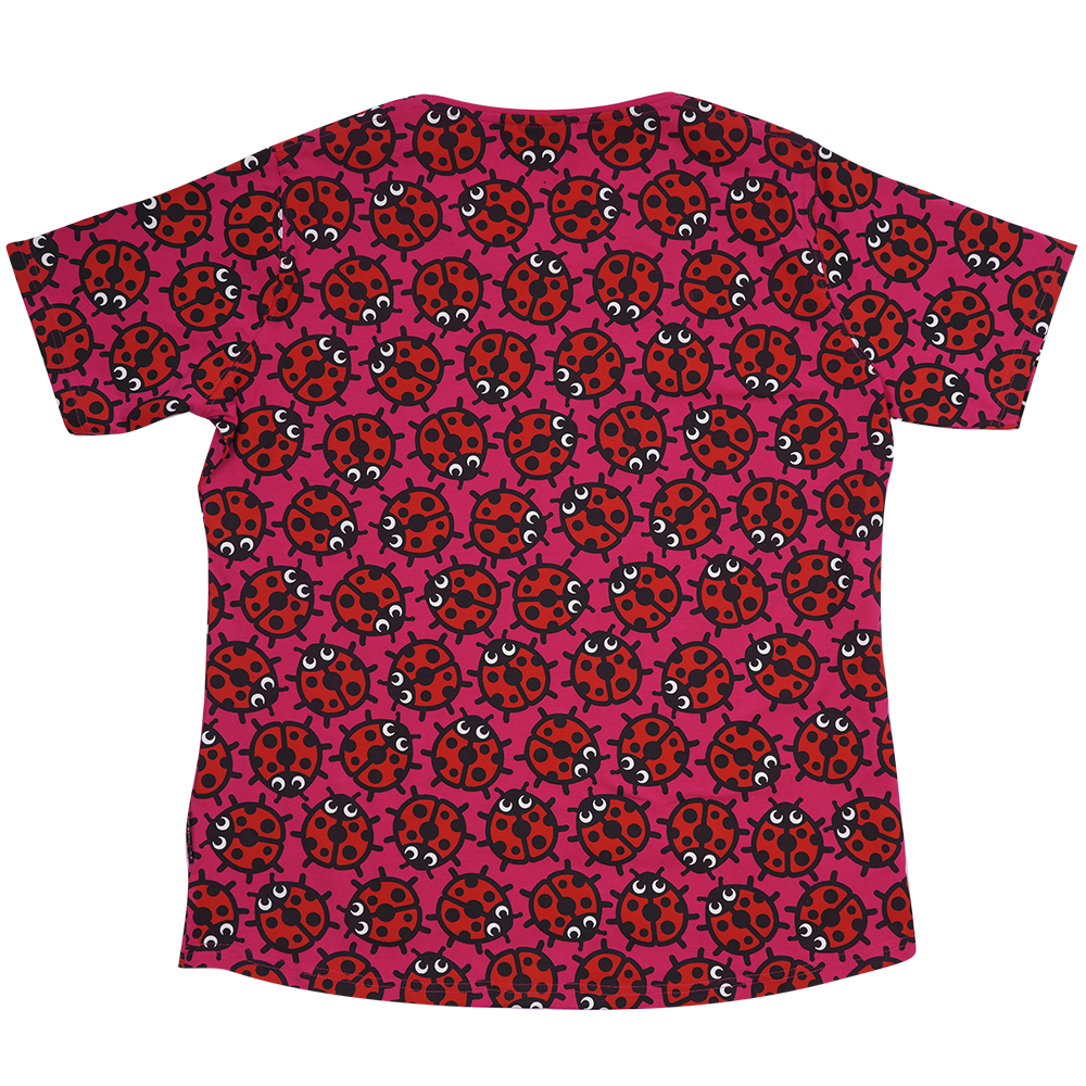 T-SHIRT SLIM FIT MARIEHØNS RØD 2