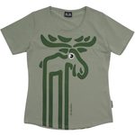 T-SHIRT SLIM FIT ELG GRØN 1