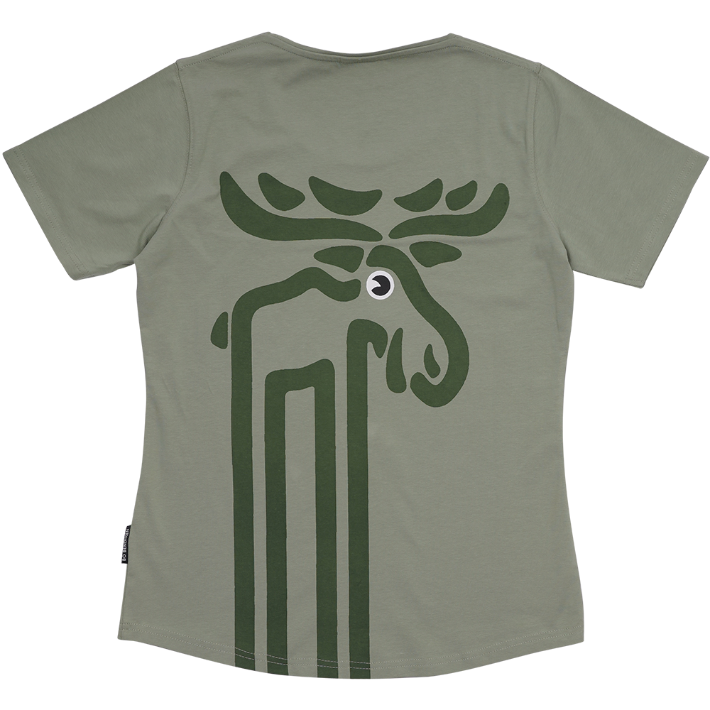 T-SHIRT SLIM FIT ELG GRØN 2