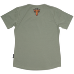 T-SHIRT SLIM FIT GIRAF GRØN 2