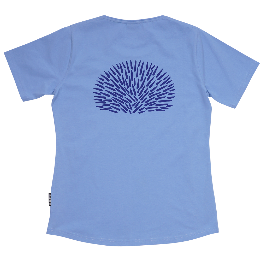 T-SHIRT SLIM FIT PINDSVIN LYSEBLÅ 2