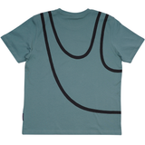 T-SHIRT VOKSEN LAZY GUY GRØN 2