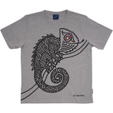T-SHIRT VOKSEN KAMÆLEON GRÅ 1