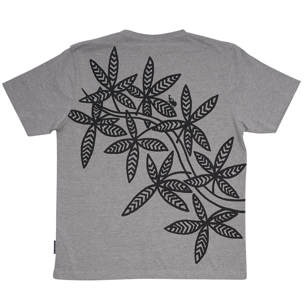 T-SHIRT VOKSEN KAMÆLEON GRÅ 4