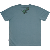 T-SHIRT VOKSEN T-REX GRØN 2