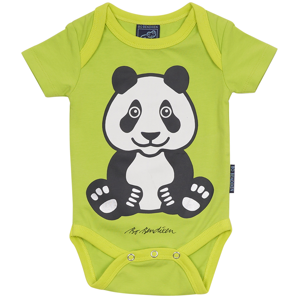BODY KORTÆRMET PANDA LIME 1