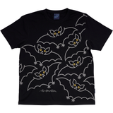 T-SHIRT VOKSEN FLAGERMUS SORT 1