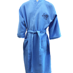 KIMONO VAFFEL HAVODDER BLÅ 1