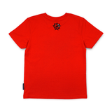 T-SHIRT BØRN 3 MARIEHØNS RØD  3