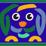 POSTKORT HUND NAVY  1