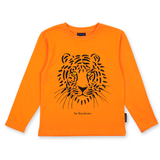 T-SHIRT L/S BØRN TIGER ORANGE