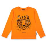T-SHIRT L/S BØRN TIGER ORANGE