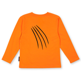 T-SHIRT L/S BØRN TIGER ORANGE