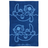 TOWEL SEA OTTER BLUE 100x150