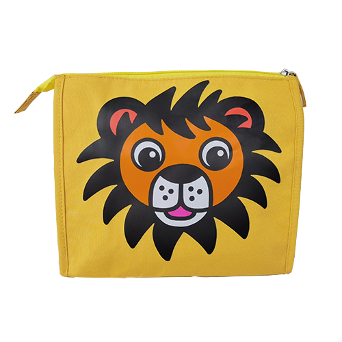 Lion Head Decor Square Crossbody Bag Pu Leather Textured Bag - Temu